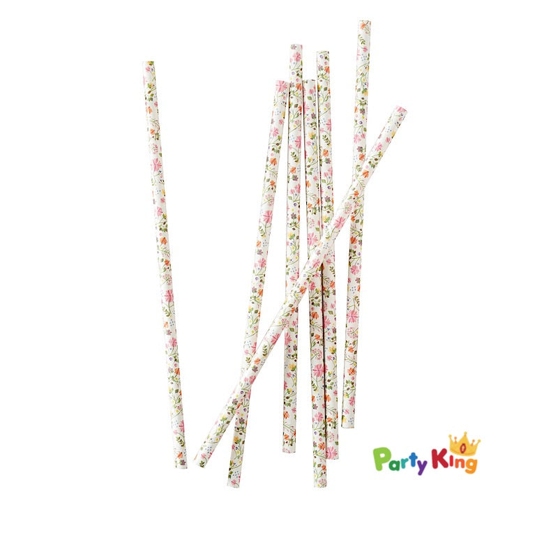 Ditsy Floral Straws Floral