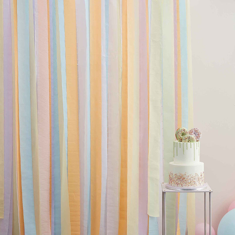 Pastel - Mix It Up Large Streamer Backdrop Pastel