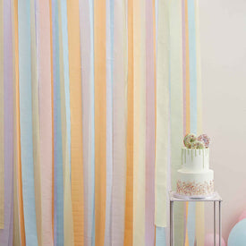 Pastel - Mix It Up Large Streamer Backdrop Pastel
