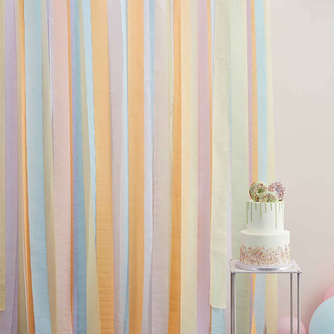 Image of Pastel - Mix It Up Large Streamer Backdrop Pastel
