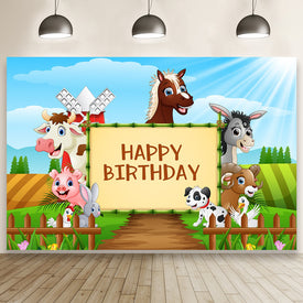 Farmhouse Backdrop - Farmhouse Animal