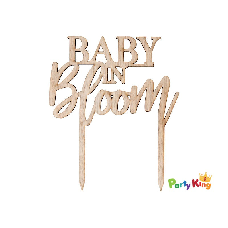 Baby In Bloom Cake Topper
