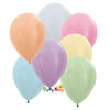 Sempertex Satin Pearl Assorted 5” Latex Balloon 50pk