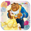 Beauty And The Beast 17cm Square Lunch Paper Plates