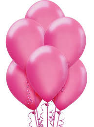 Standard Hot Pink Colour Balloon 10” 15pc