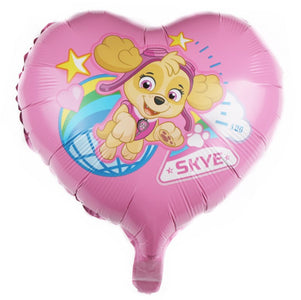 Paw Patrol Foil Balloon Pink Heart 43cm