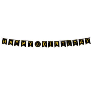 Sparkling Gold 30th Bunting
