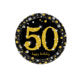 Sparkling Gold 50th 9” Plates 8pc
