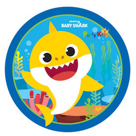 Baby Shark 17cm Paper Plates