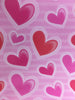 Folded Wrap - Love Heart Pink Red 