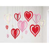 Heart 3D Hanging String Decorations