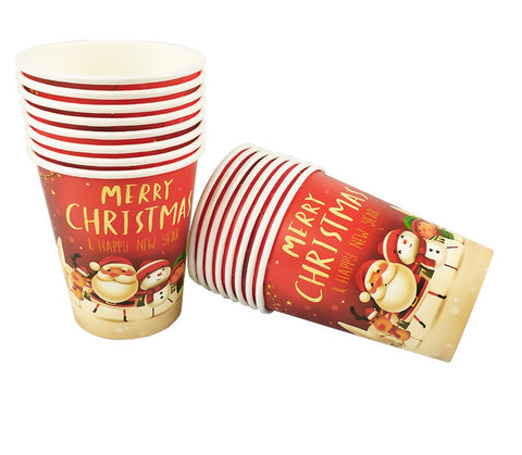 Classic Christmas Paper Cups