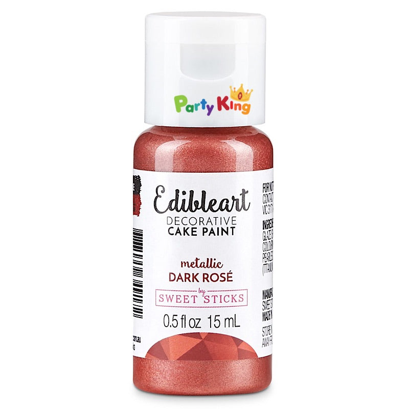 Metallic Cake Paint Dark Rose Sweet Sticks