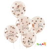 Baby In Bloom It’s Twins 30cm Latex Balloons & Confetti