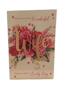 With Live To My Wonderful Wife