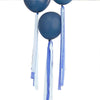 Blue - Mix It Up Balloon Tails Streamers Blue