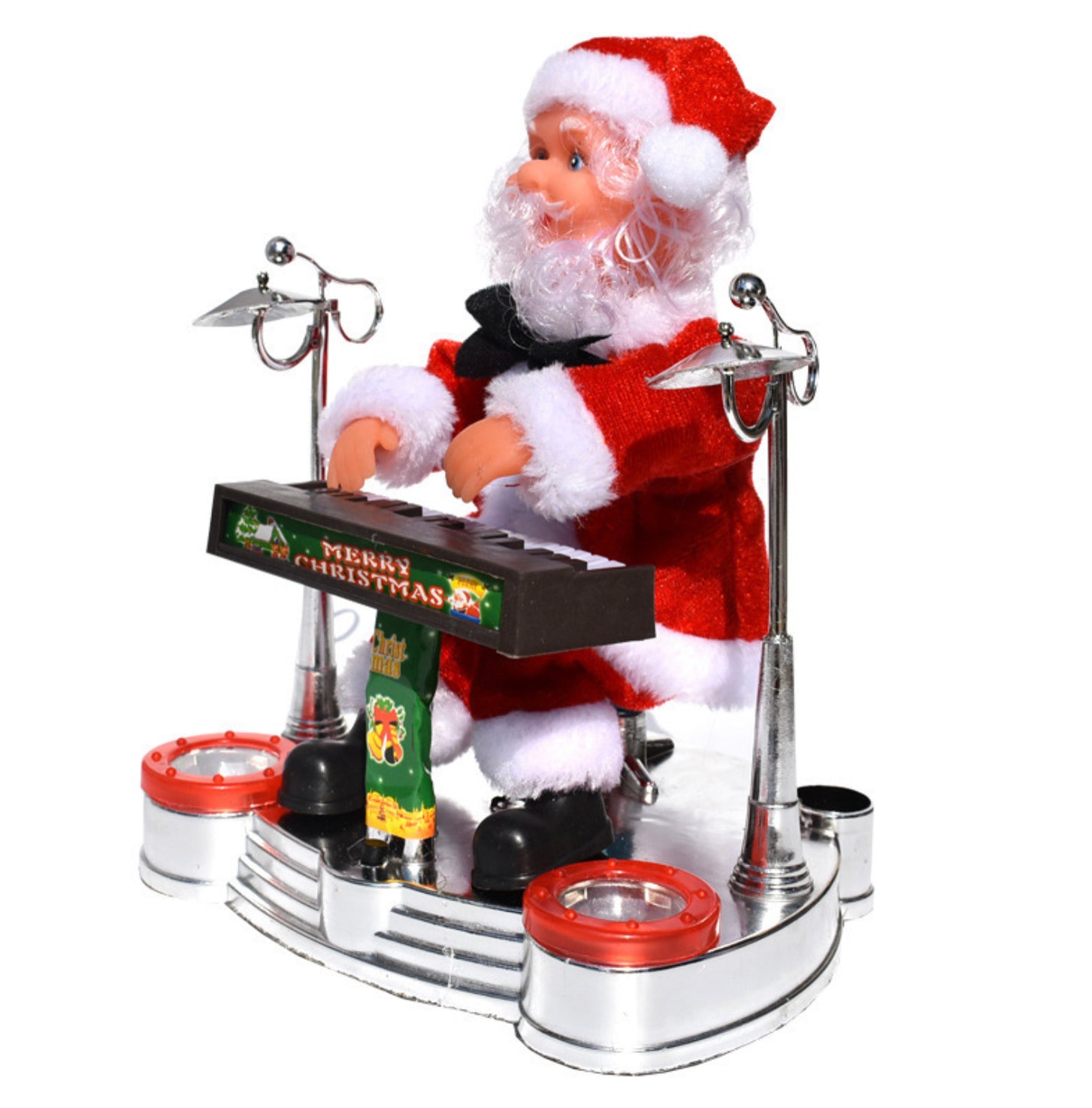 Dancing Santa With Piano
