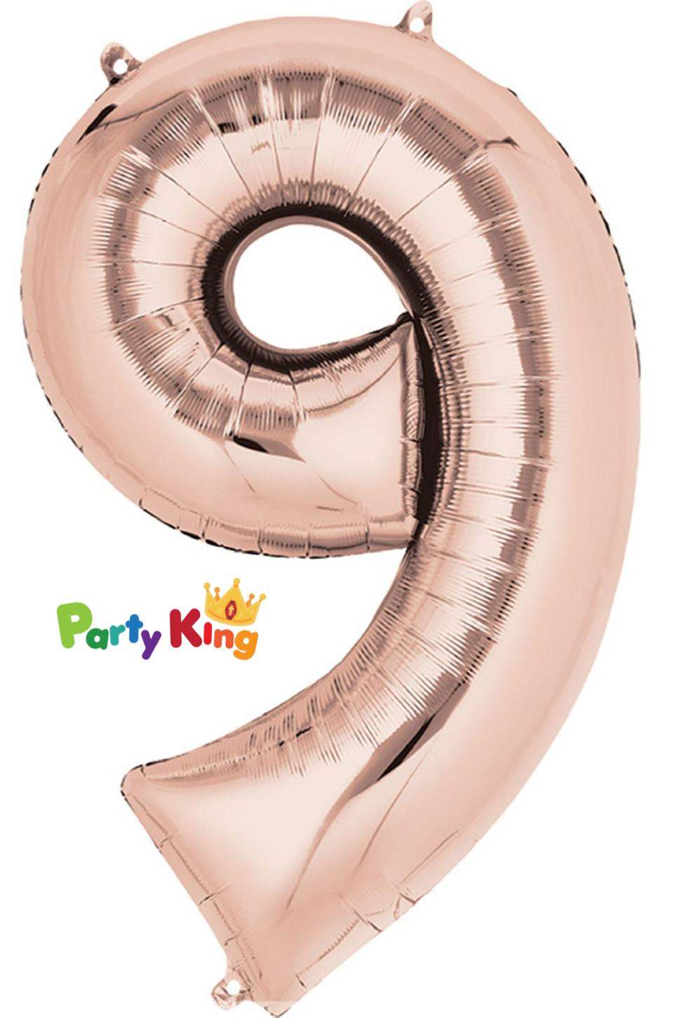 Rose Gold "9" Numeral Foil Balloon 86cm (34")