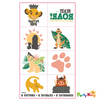 Lion King Tattoos Stickers Favor