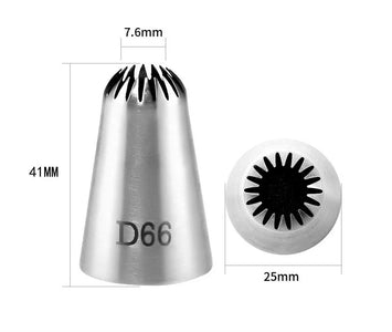 Pipping Tip D66 Stainless Steal