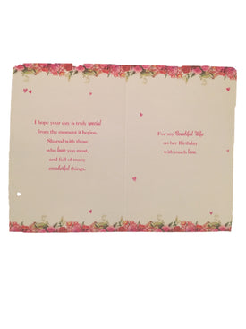 With Live To My Wonderful Wife