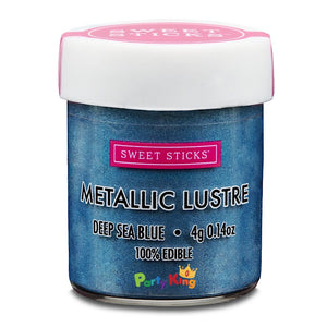 Metallic Lustre Deep Sea Blue Sweet Sticks