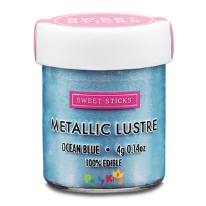 Metallic Lustre Ocean Blue Sweet Sticks