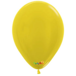 Sempertex Metallic Yellow 5” Latex Balloon