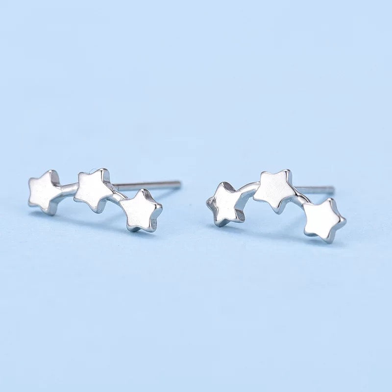 925 Silver Ear Stud Meteor Star