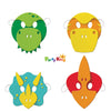 Dino party Decor Foran Masks Child Size