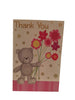 Thank You With Teddy and Flower
