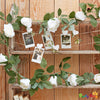 Rustic Country Wedding Garland Flowers White