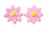 Edible sugar icing large daisy flower pink 