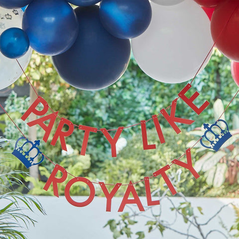 Image of Coronation Party Like Royalty Paper Bunting