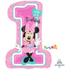 Minnie 1st Birthday Super Shape Foil Balloon
