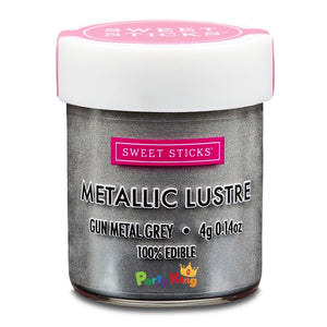 Metallic Lustre Gun Metal Grey Sweet Sticks