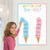 Gender Reveal Pick A Gender Tally Chart What’s The Scoop Game