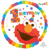 Sesame Street 1st Birthday Standard 45cm Foil Balloon