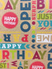 Folded Wrap - Happy Birthday Open Surprise 