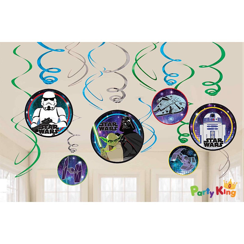 Star Wars Galaxy Swirl Decorations