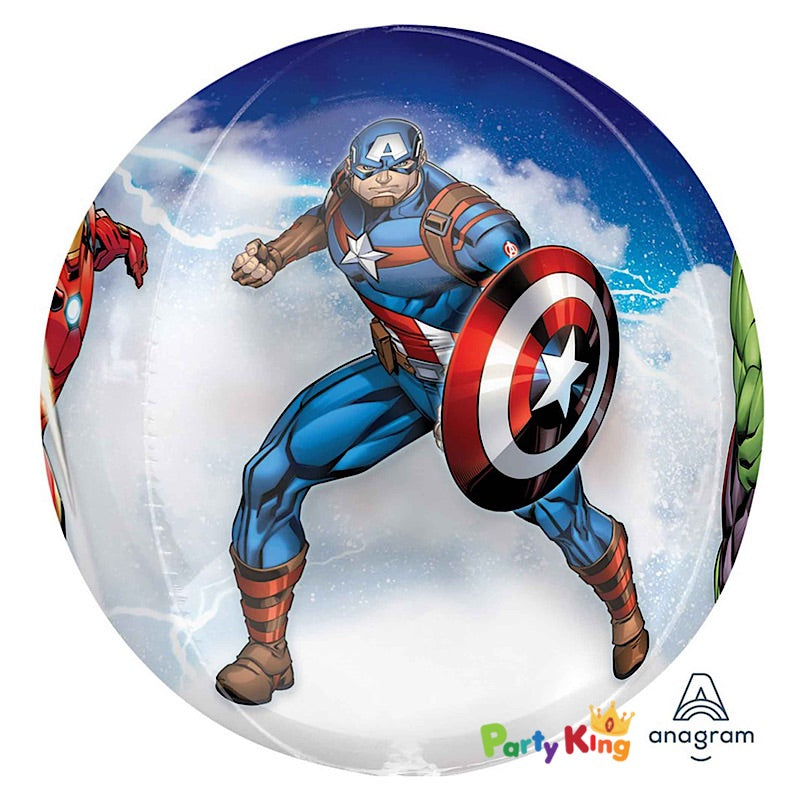 Avengers Clear Orbz Balloon