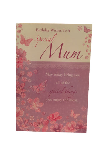 Image of Greeting card birthday wishes to special mum 