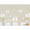 Love And Leaves Hanging Spiral Decorations Value Pack