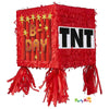 Minecraft TNT Party 3D Shape Pull String Pinata