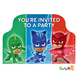 PJ Masks Postcard Invitations