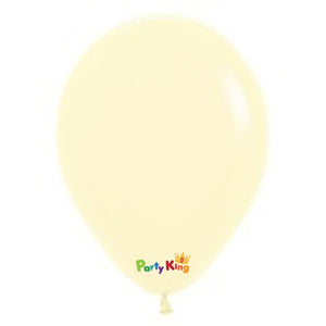Sempertex Pastel Matte Yellow 5” Latex Balloon