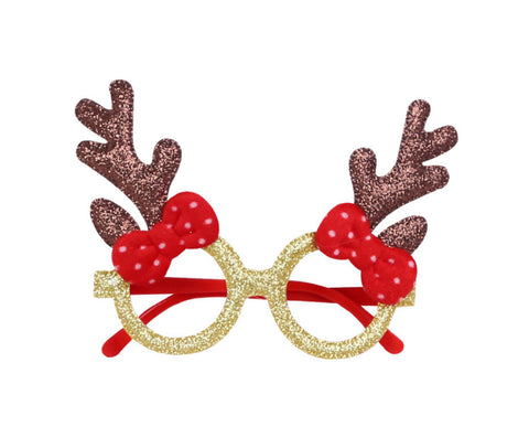 Image of Christmas Glasses Anklets with Bow