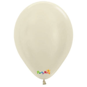 Sempertex Satin Pearl Ivory 5” latex Balloon