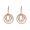 Circle Gold with Gems Earring