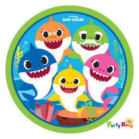 Baby Shark 23cm Paper Dinner Plates